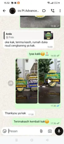 Testimonial Papan Bunga Pernikahan padamukti