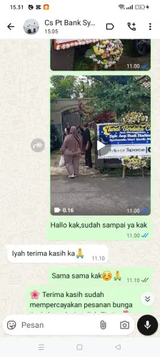 Testimonial Papan Bunga padamukti